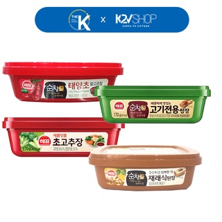 4 Loại Tương Ớt Sunchang Gung Haepyo Hàn Quốc 170gr - K2V Shop