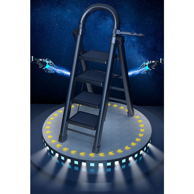 Thang Gấp Gia Đình Thang Xương Cá Thép Carbon Dày