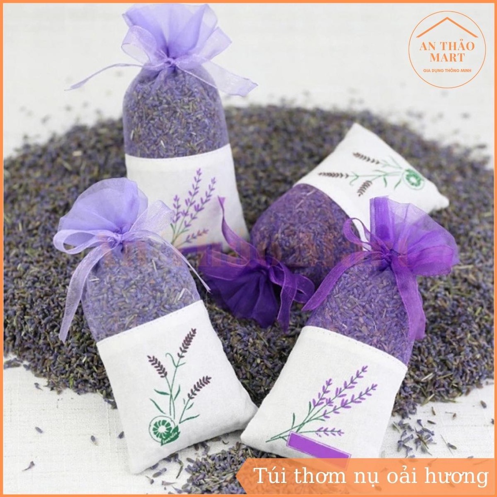 Túi Thơm Để Phòng, Để Xe, Tủ, Kệ, Nụ Hoa Khô Oải Hương Lavender