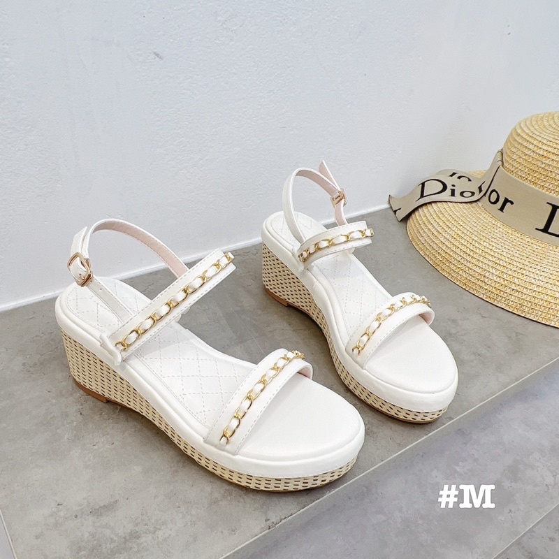 Sandal xuồng viền xích nhẹ êm