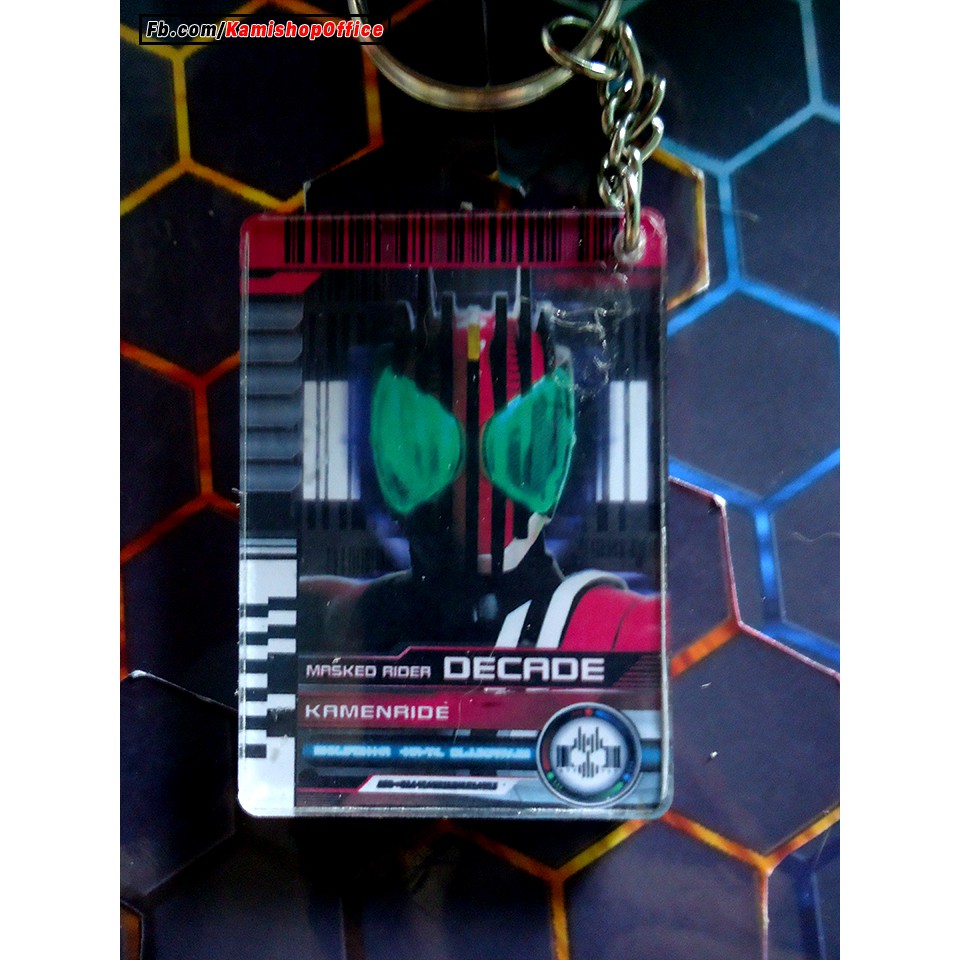 Móc khóa Mica Thẻ Kamen Rider