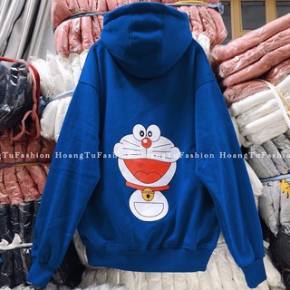 Áo hoodie nỉ bông doremon chất nỉ cao cấp, mũ có 2 lớp hàng đẹp [Kèm hình thật]
