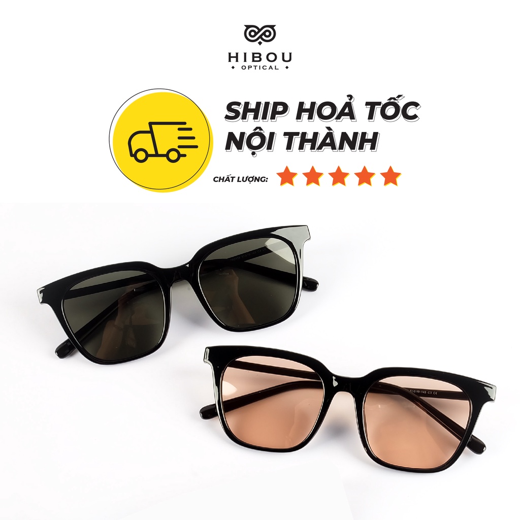 Kính thời trang cận Hibou Optical TR2158 - Chuyên lắp mắt râm cận cận đổi màu siêu mỏng