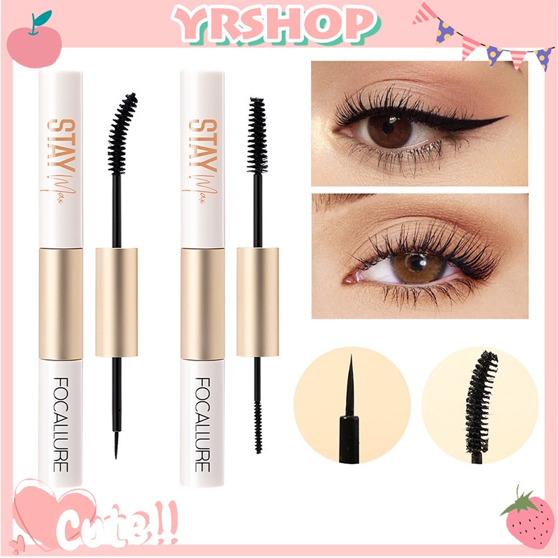 [Hàng mới về] Mascara kiêm bút kẻ mắt đa chức năng 2 trong 1 chống thấm nước tiện dụng