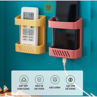 Kệ Dán Tường Để Remote đồ dùng Giá Đỡ nhựa