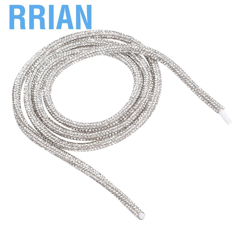 Rrian Cuộn Dây Ruy Băng Đính Đá Dài 1m Cho Trang Trí Tiệc Cưới