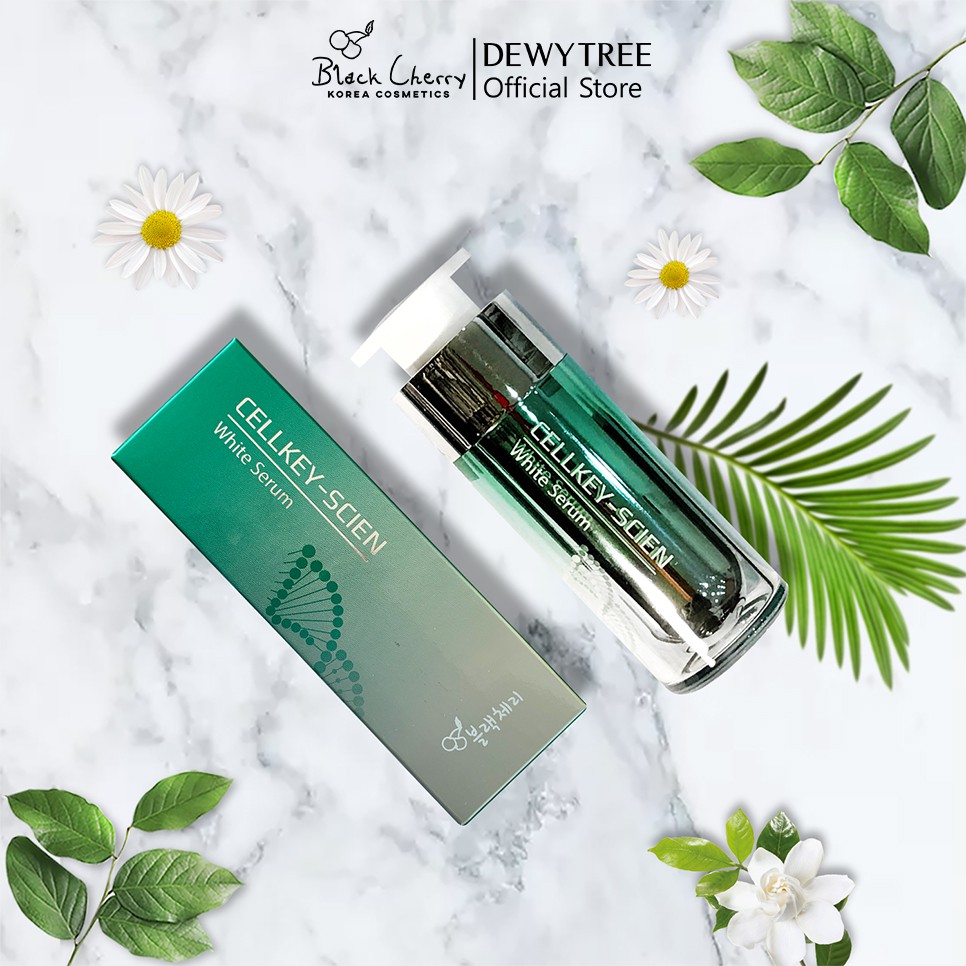 Tinh chất dưỡng trắng tế bào gốc se khít lỗ chân lông làm mờ nám xoá nhăn chống lão hoá Cellkey Scien White Serum 30ml