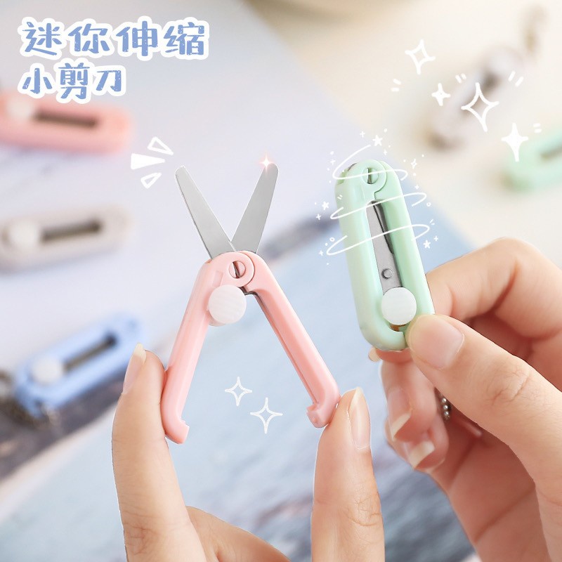 Kéo mini Cầm Tay Có Thể Gập Lại Thiết Kế Dễ Thương Đa Năng