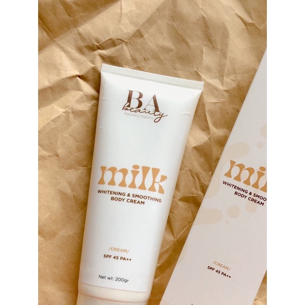 Tinh chất sữa dưỡng trắng body - Milk Body Cream - Babeauty