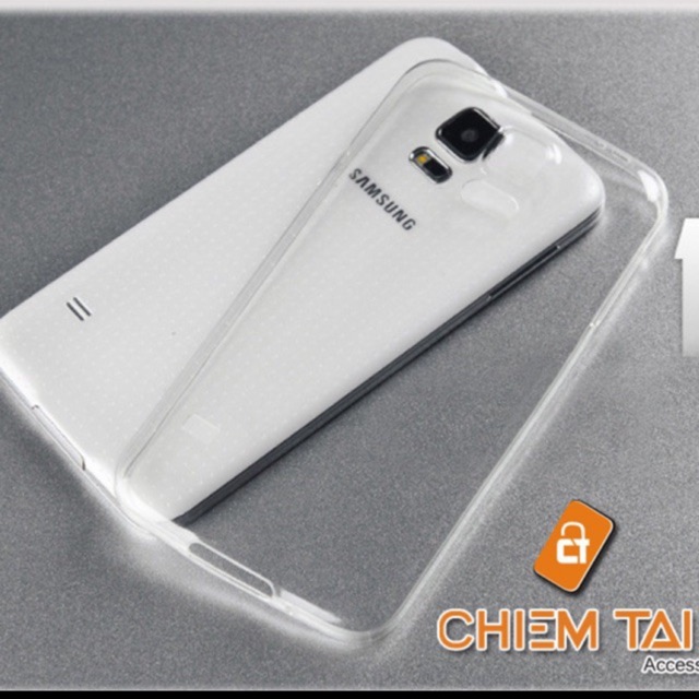 Ốp lưng dẻo silicon trong suốt cho samsung S5