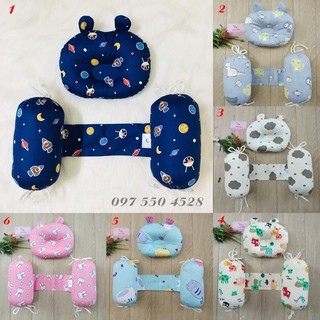 Bộ gối chặn bông MonMon