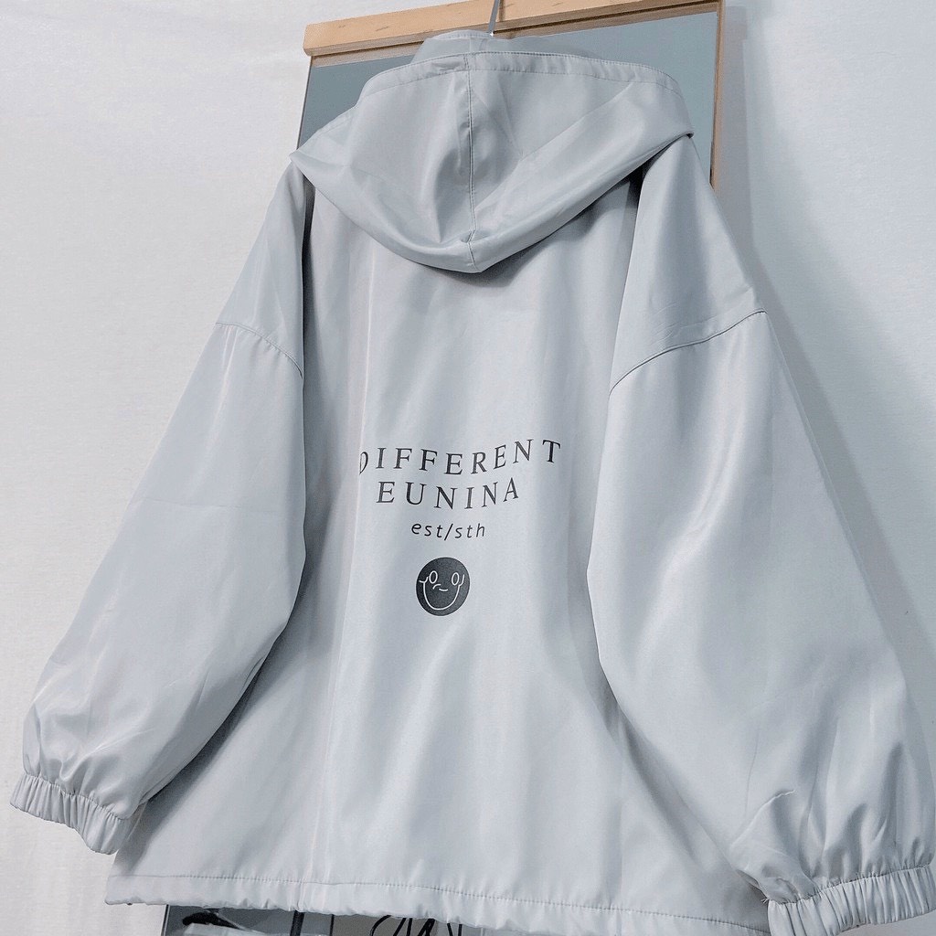 Áo khoác dù Jacket Nam Nữ cao cấp - nón/mũ tháo rời - form rộng Hàn Quốc trẻ trung năng động AK02