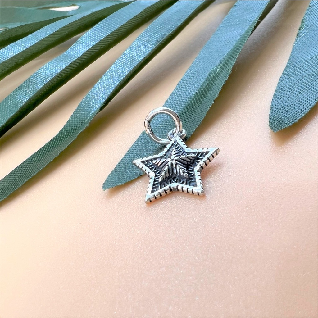 Charm treo bạc thái hình ngôi sao nổi - Charm Bạc 925 - Mã CA269