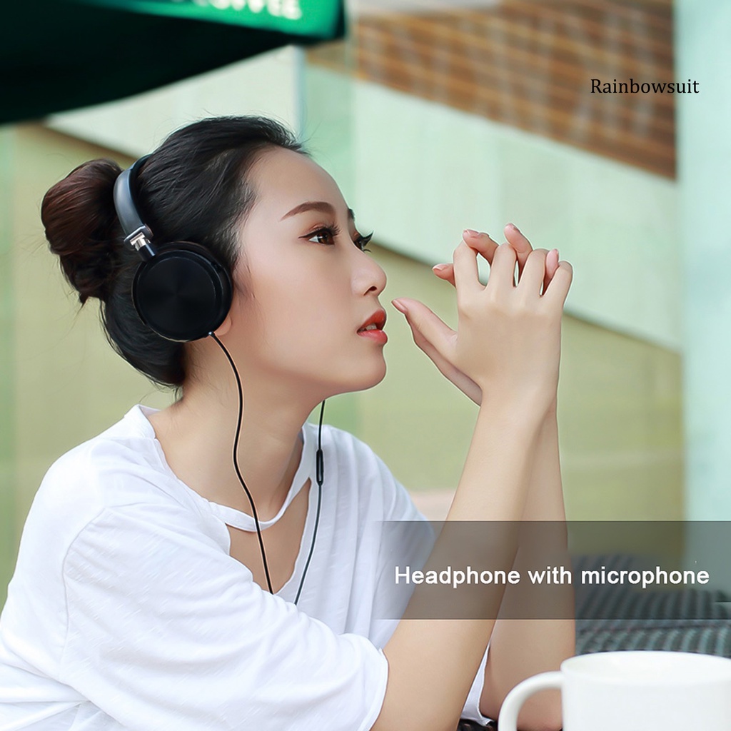 RB- S1 Wired Headphone Foldable Bass Headset for Phone