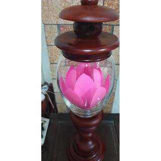 [FREESHIP] đèn thờ bóng hoa sen ( một cặp)