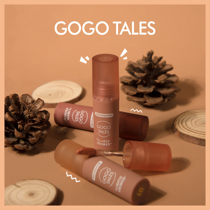 (Hàng Mới Về) Phấn Mắt Dạng Lỏng Màu Lì Mượt Mà Thương Hiệu Gogo Tales