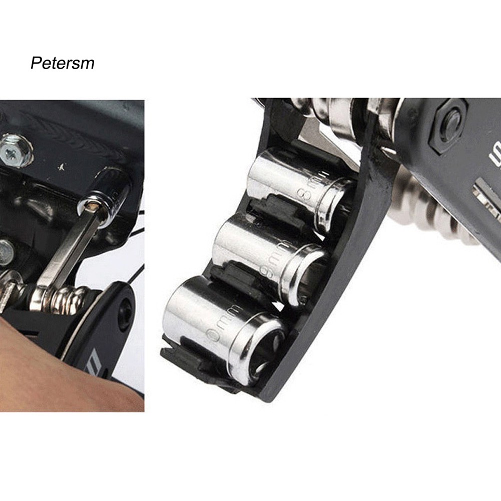 Bộ Phụ Tùng Sửa Xe Đạp Chuyên Dụng Đa Chức Năng 16 Trong 1