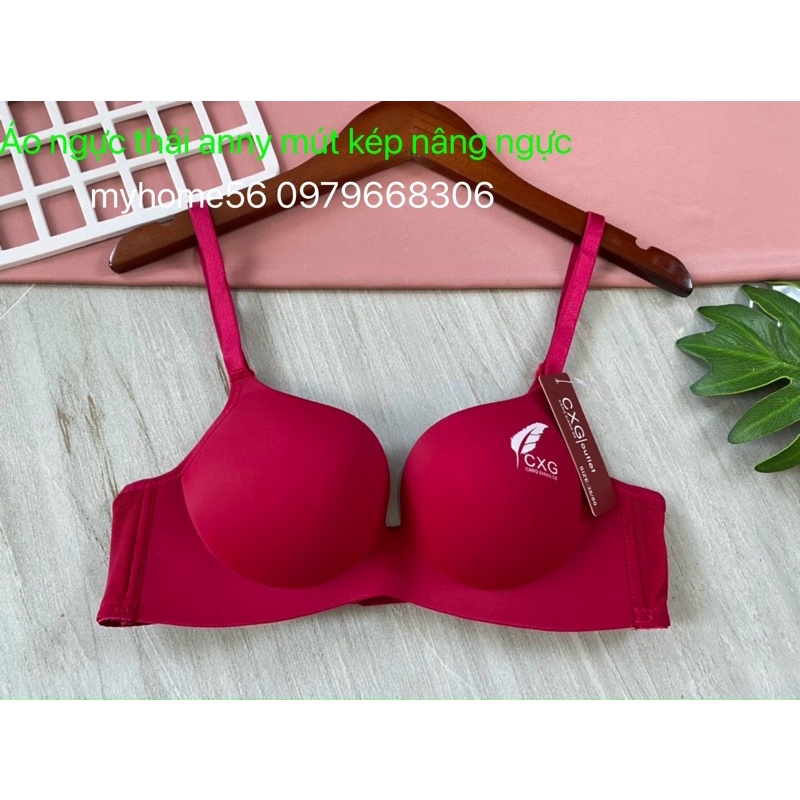 Áo ngực thái lan ko gọng mút kép siêu nâng ngực 651 mút kép nâng ngực 3cm