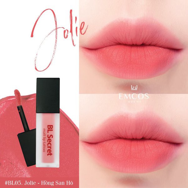 SON KEM Lì BL SECRE BL05 Secret Matt Lipgloss Jolie