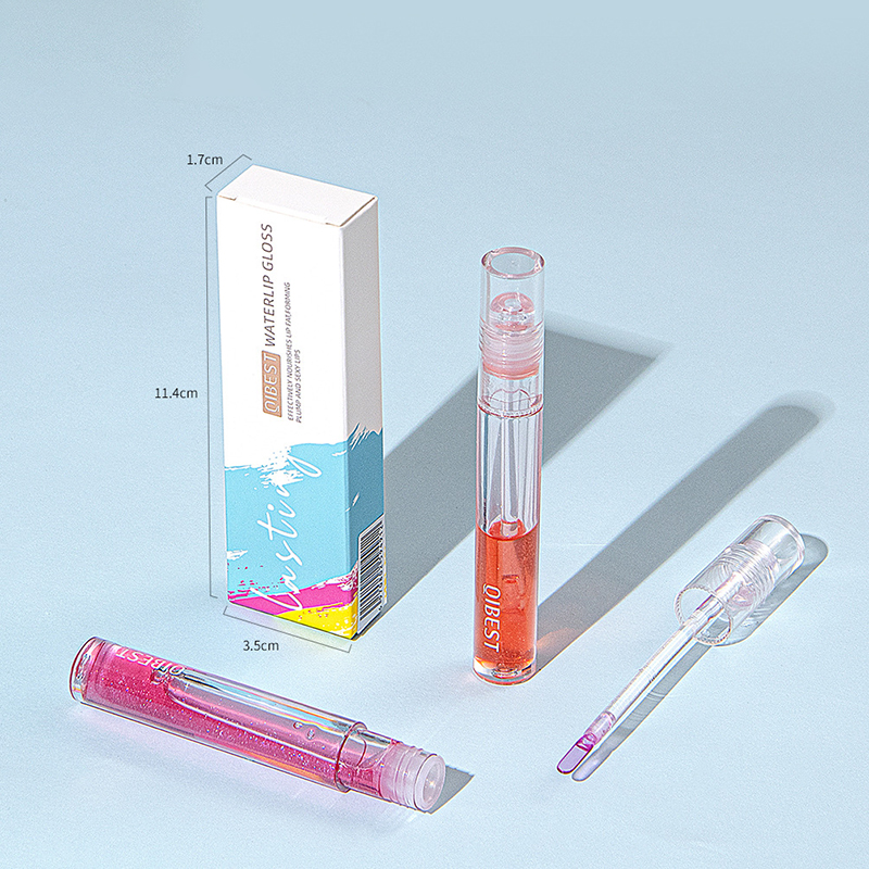 (Hàng Mới Về) Son Bóng Trong Suốt Qibest Giữ Ẩm Môi Không Dễ Phai