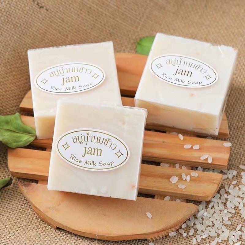 XÀ PHÒNG TRẮNG DA CÁM GẠO THÁI LAN RICE MILK SOAP | BigBuy360 - bigbuy360.vn