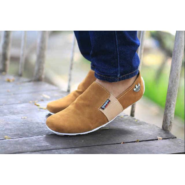 Được... GAN!! Giày Adidas Asensio Da Lộn Thời Trang Công Sở Thanh Lịch Cho Nam