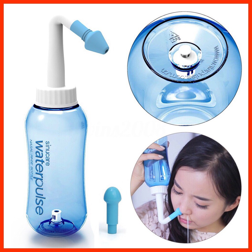 BÌNH RỬA MŨI THƯƠNG HIỆU WATER PULSE THÔNG SẠCH MŨI NGĂN NGỪA VIÊM XOANG