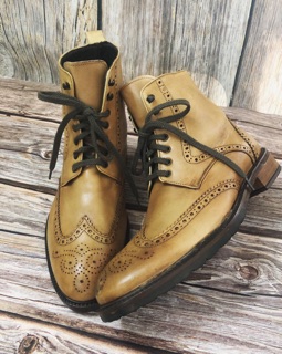 Bốt oxford boots da thật hãng Vero cuoio size 38
