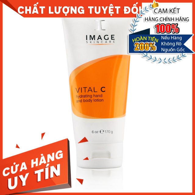 [HÀNG NHẬP KHẨU] Kem Dưỡng Ẩm Chống Khô Da Tay Và Toàn Thân Image Skincare Vital C Hydrating Hand & Body Lotion