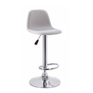 Ghế quầy đảo bếp CB2267-F nệm vải chân thép mạ chrome cao cấp