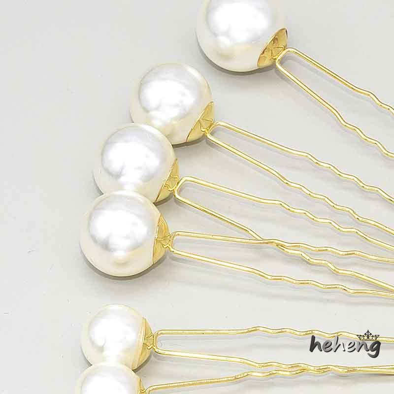 Set 18 Trâm Cài Tóc Đính Ngọc Trai Giả Thời Trang