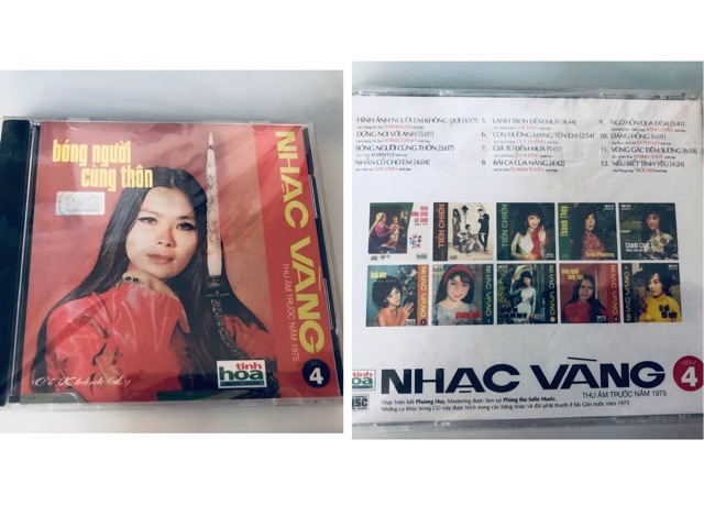 CD NHẠC VÀNG - THU ÂM TRƯỚC NĂM 1975