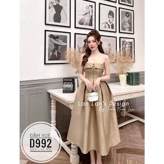 (Bigsize) Đầm xoè D992