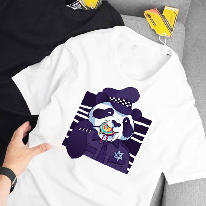 ÁO THUN NGẮN TAY GẤU PANDA IN HÌNH CỰC ĐẸP XẢ KHO GIÁ SỐC ĐI CHƠI - 061536