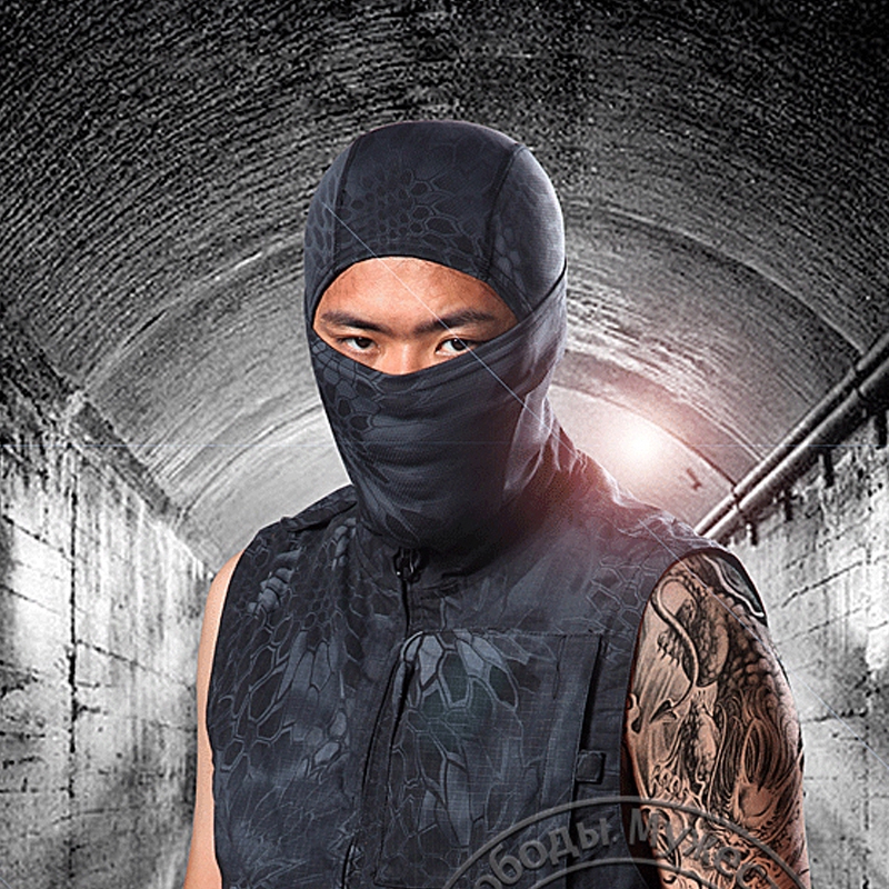 Mũ trùm đầu kèm mặt nạ giữ ấm phong cách lính cho nam | BigBuy360 - bigbuy360.vn
