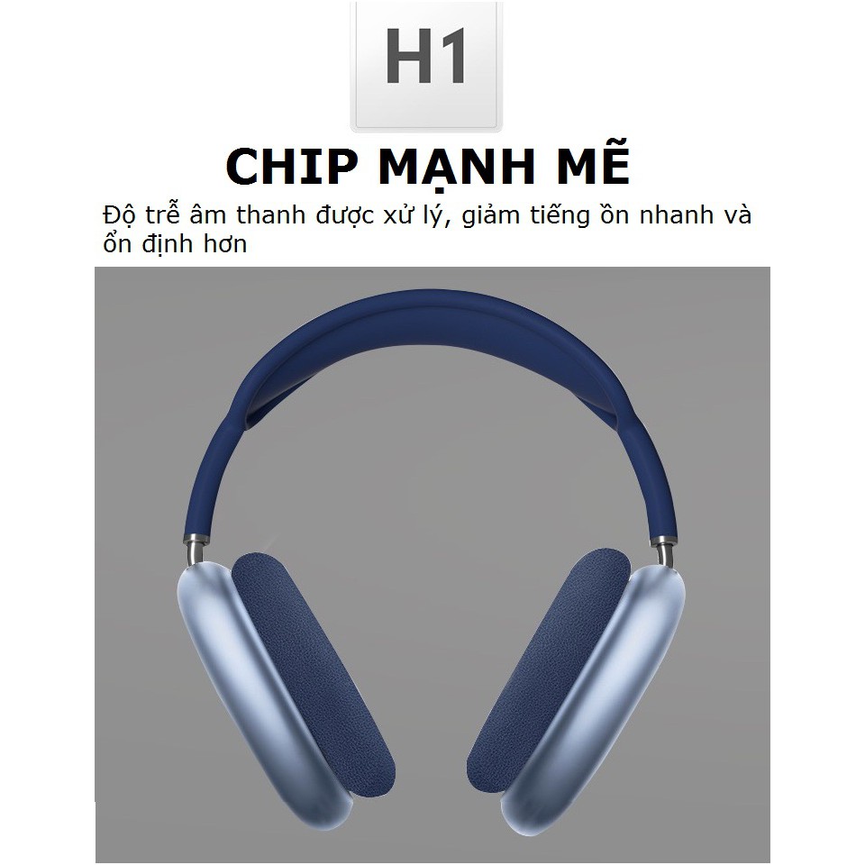 Tai nghe bluetooth không dây P9 Max chụp tai chống ồn âm trầm mạnh mẽ | BigBuy360 - bigbuy360.vn