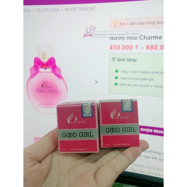 Nước hoa char.me mini