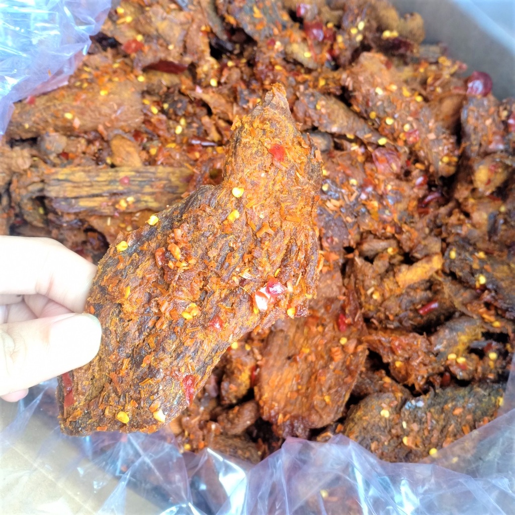 [TẶNG 100g Đậu Hà Lan Tỏi Ớt] Gói 500g Khô Bò Vụn Lớn Loại Ngon Cay (NCFOOD)