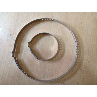Đai siết cao su chụp bụi láp inox 304 dạng lỗ gài