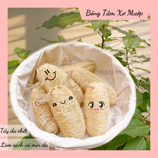 Bông Tắm Xơ Mướp, Tẩy Tế Bào Chết Mềm Mại Thiên Nhiên  - Dollalala Mart