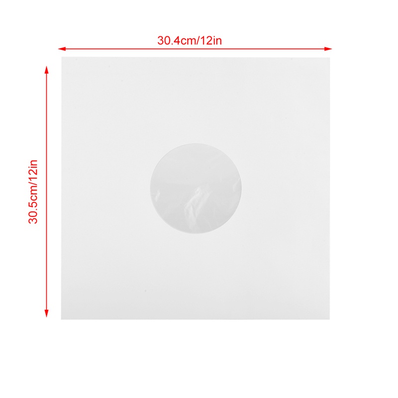 Set 20 túi đựng bảo vệ đĩa than chống tĩnh điện 12 inch