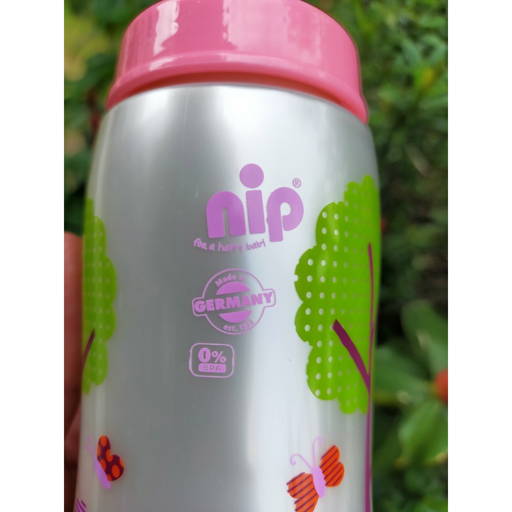 Bình trữ big size đựng sữa mẹ, trữ sữa hiệu NIP cổ rộng tương thích Avent, Spectra 330ml