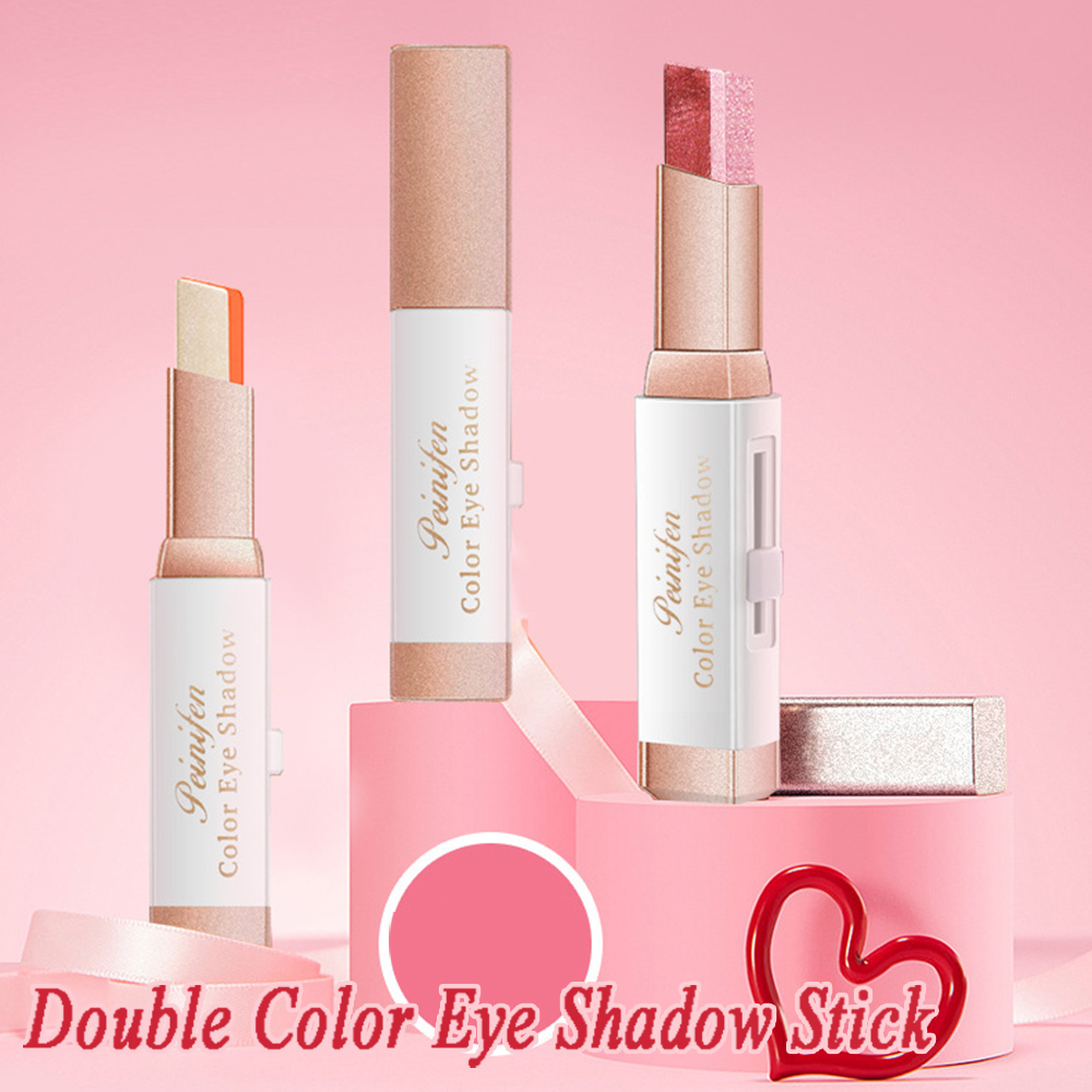 [Hàng mới về] Phấn mắt dạng thỏi hai màu tuyến tính không thấm nước và mồ hôi