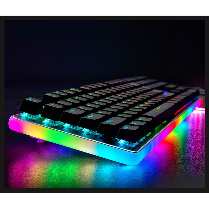 ✉☽ROYAL KLUDGE RK918 | Bàn phím cơ chuyên game LED RGB và viền sinh động Full size 108