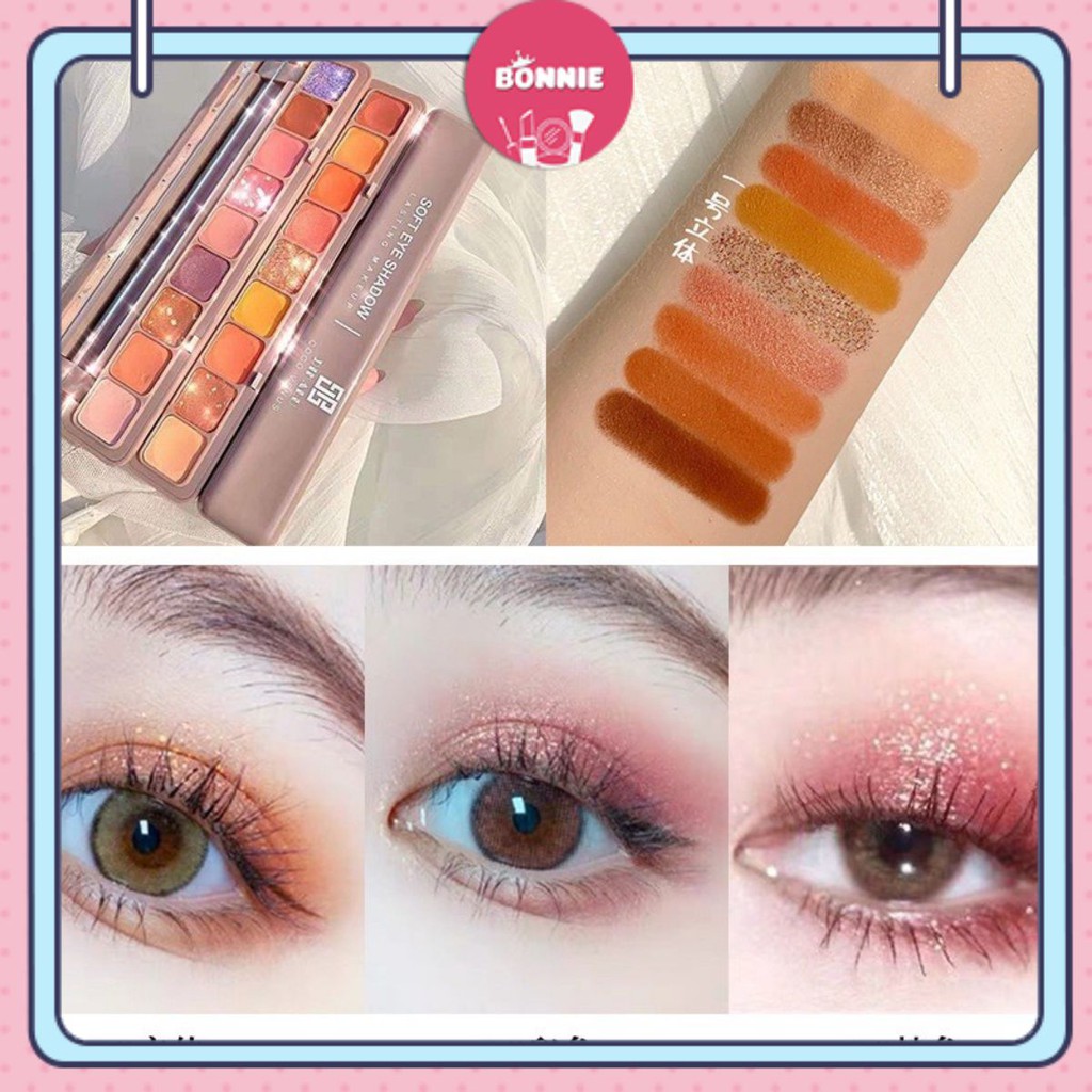 Phấn Mắt🍑FREESHIP🍑Bảng phấn trang điểm dành cho mắt 9 Ô FULEZI Soft Eye Shadow