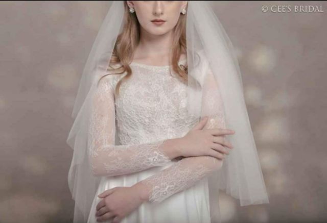 Thanh lí váy cưới phom dáng cổ điển đặt may từ Cee's Bridal