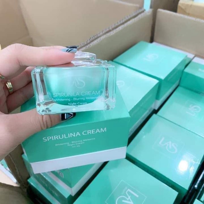 [100% Chính Hãng] kem dưỡng da ban đêm las beauty - kem nám tảo đêm las beauty SPIRULINA CREAM NIGHT CREAM  date mới