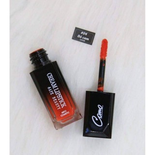 Son kem không chì màu đỏ cam - son handmade cao cấp como lip color