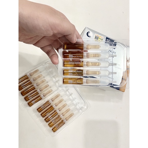 Tinh chất ống bẻ Martiderm Night Renew tái tạo và chống lão hoá da