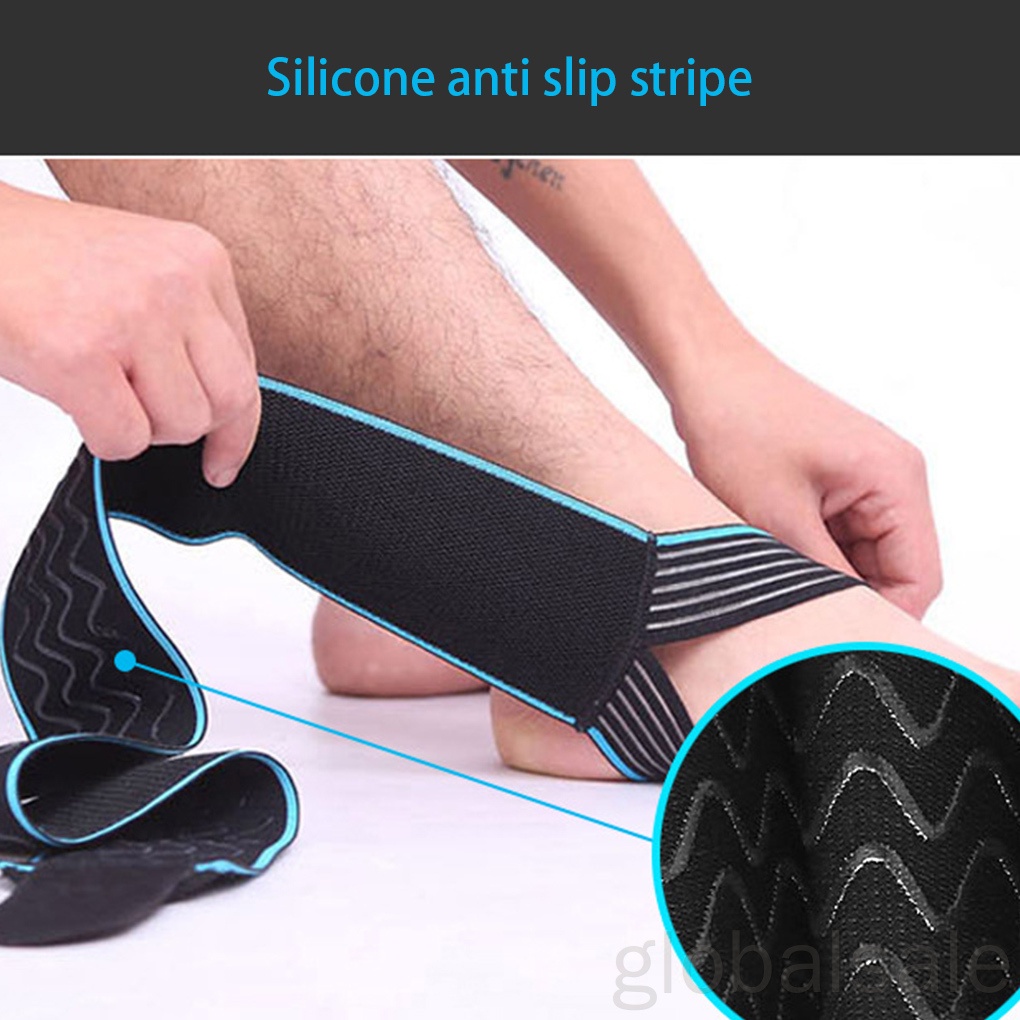 Đai quấn bảo vệ mắt cá chân co giãn bằng nylon màu cam